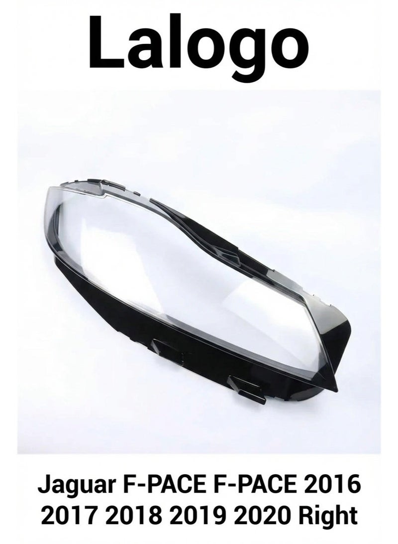 Headlight Lens Cover for Jaguar F-PACE F-PACE 2016 2017 2018 2019 2020 Right-10504001R